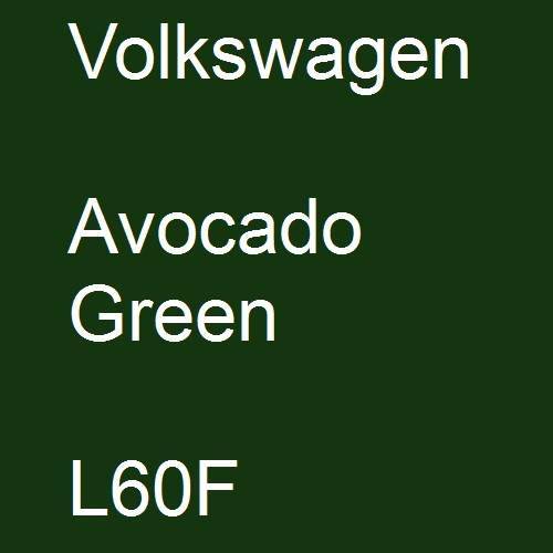 Volkswagen, Avocado Green, L60F.